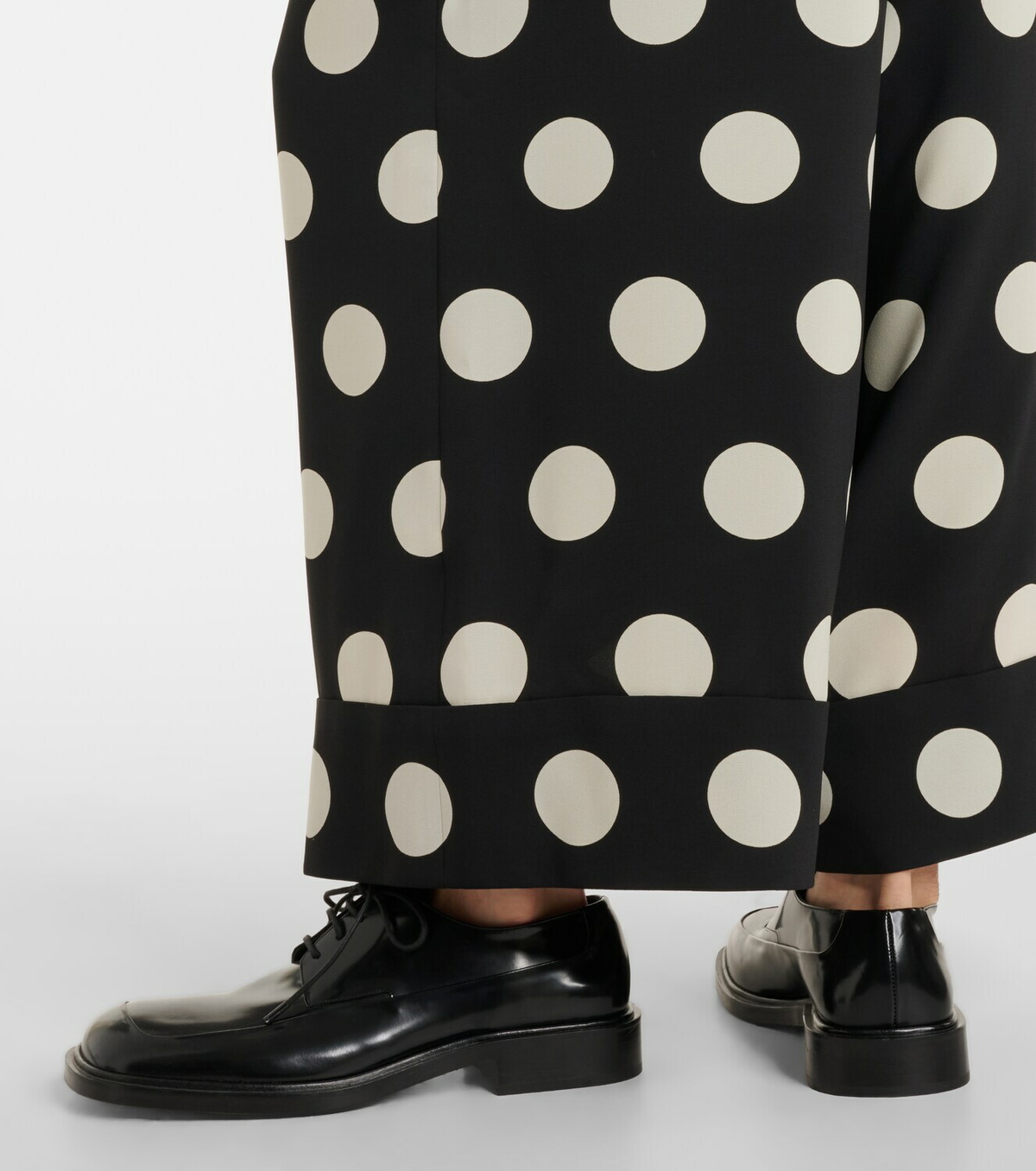 Junya Watanabe Polka-dot wide-leg pants