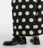 Junya Watanabe Polka-dot wide-leg pants