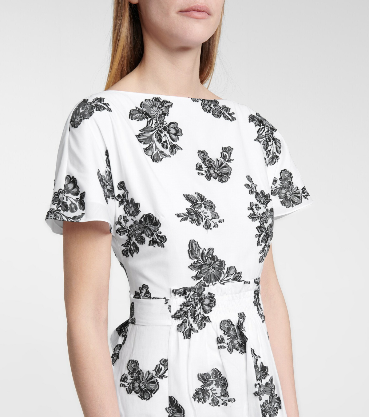 Erdem Floral Dress Black