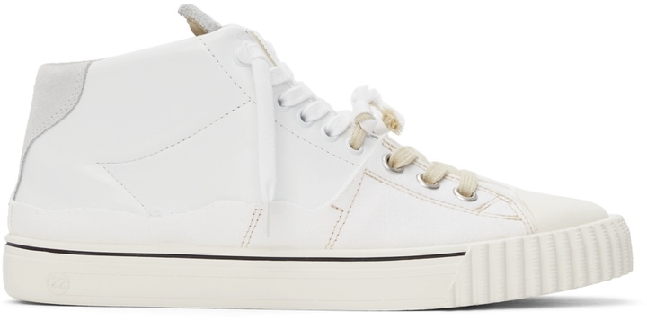 Photo: Maison Margiela White Evolution High-Top Sneakers