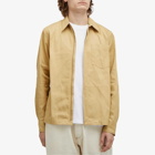 Dries Van Noten Men's Corran Water Repellent Zip Overshirt in Cream