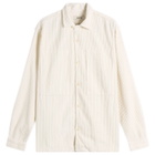 Kestin Men's Durno Overshirt in Ecru Corduroy
