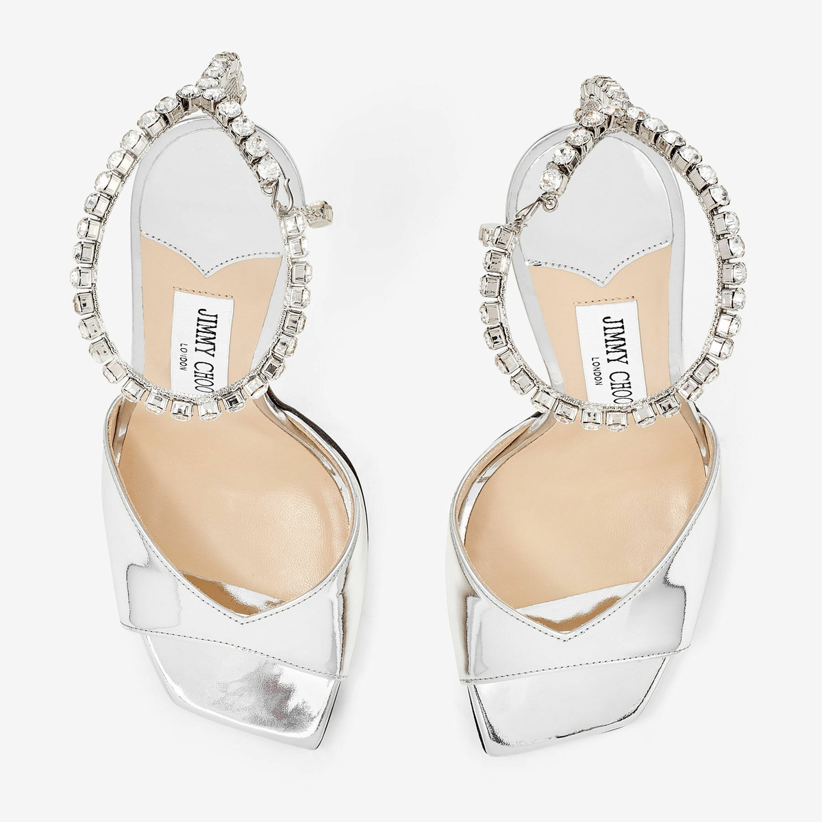 70%オフセール JIMMY CHOO SEADA100 SILVER Jimmy Choo Saeda Sandal 100 Shoe Jimmy Choo