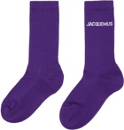 Jacquemus Purple 'Les Chaussettes Jacquemus' Socks