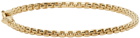 Tom Wood Gold Venetian Single M Bracelet