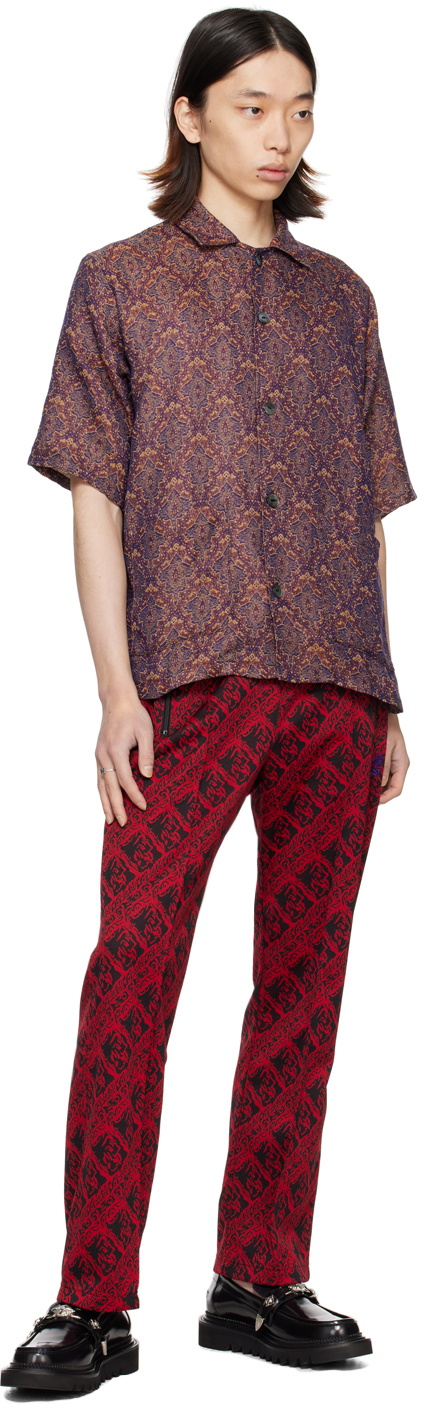 NEEDLES x KAE TANAKA KT Jacquard Mustard Cabana Shirt
