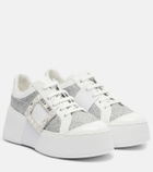 Roger Vivier Viv' Skate embellished sneakers