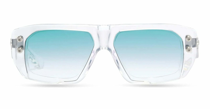 Photo: Dita Hypher-1183 - Crystal Clear / Antique Silver Sunglasses