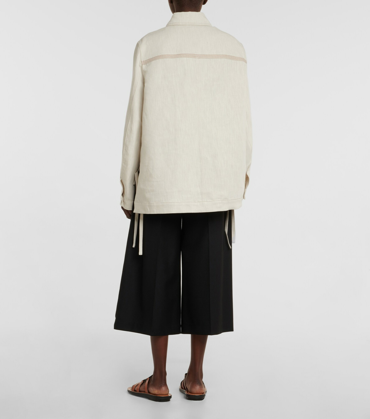 Loewe - Anagram cotton and linen jacket Loewe