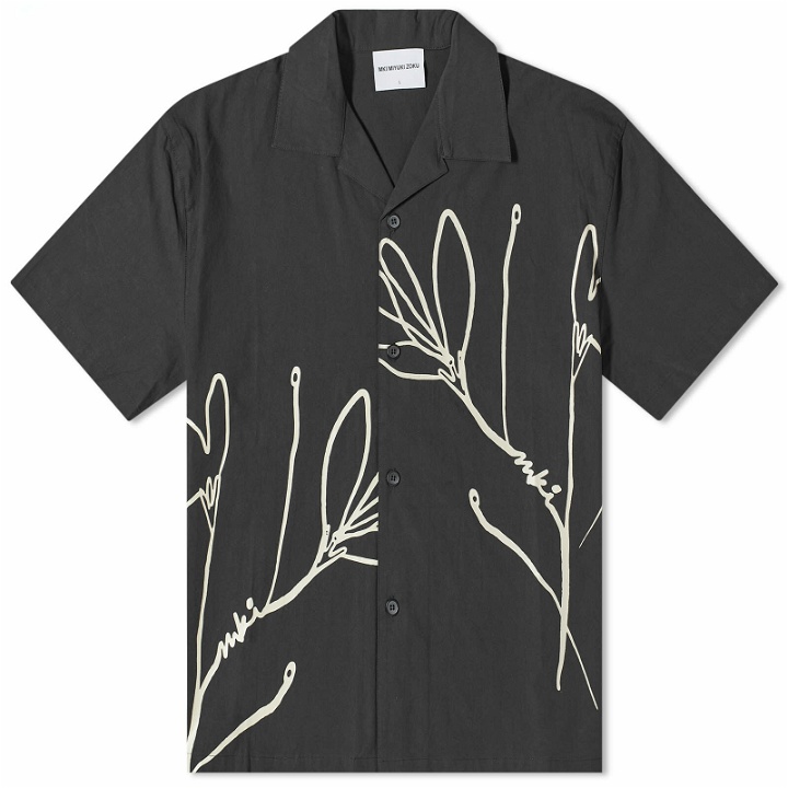 Photo: MKI Men's Floral Vacation Shirt in Black