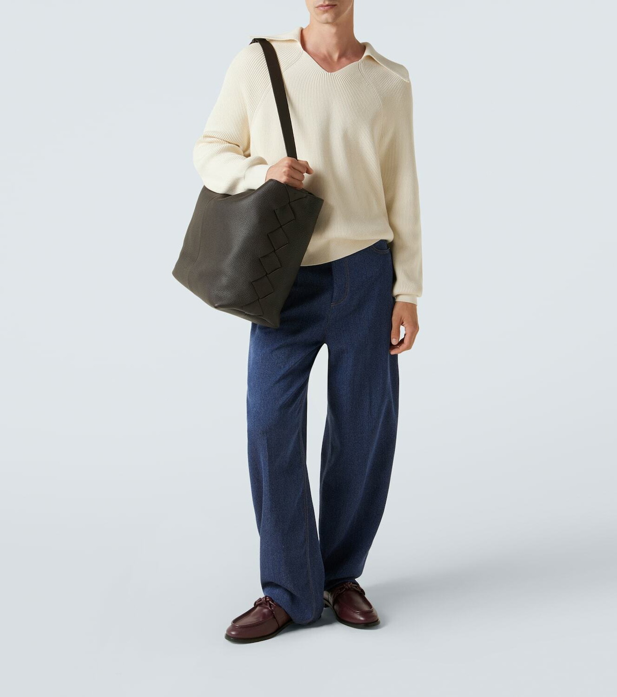 Bottega Veneta Diago Intreccio Large leather tote bag Bottega Veneta