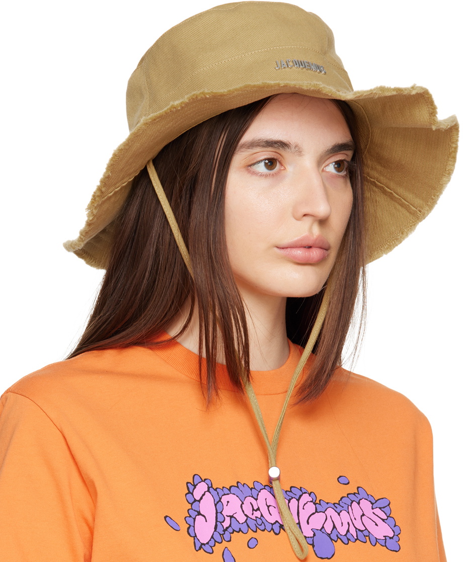 Jacquemus Beige 'Le Bob Artichaut' Beach Hat Jacquemus