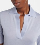 Gabriela Hearst Casius cashmere and silk polo shirt