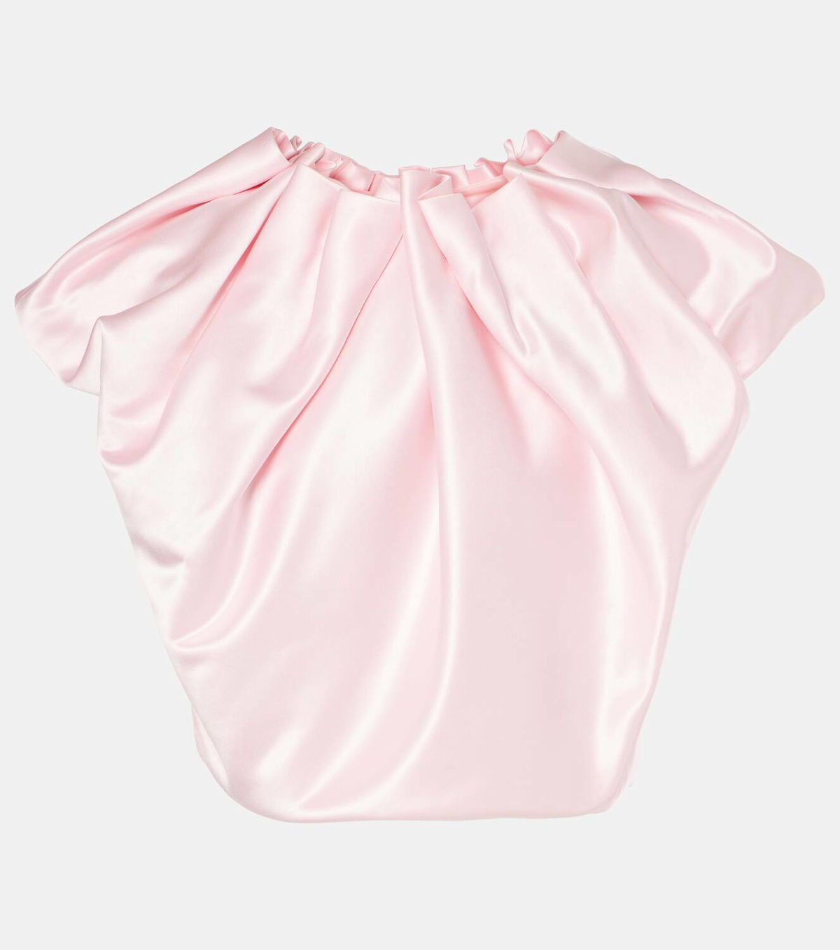 Simone Rocha Draped satin top Simone Rocha