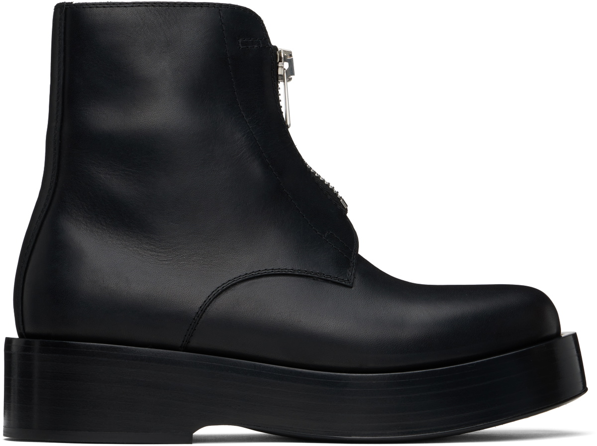 Bottega Veneta Black Torino Ankle Boots