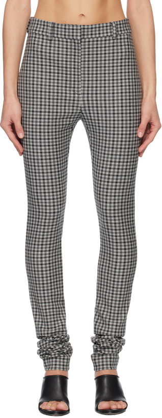 Photo: Acne Studios Gray Wool Leggings