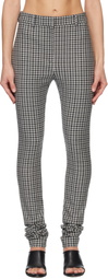 Acne Studios Gray Wool Leggings