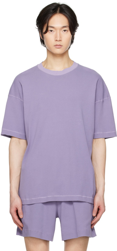 Photo: RANRA Purple Crewneck T-Shirt