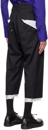 Sulvam Black Classic Trousers