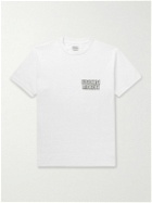 Wacko Maria - Glittered Printed Cotton-Jersey T-Shirt - White