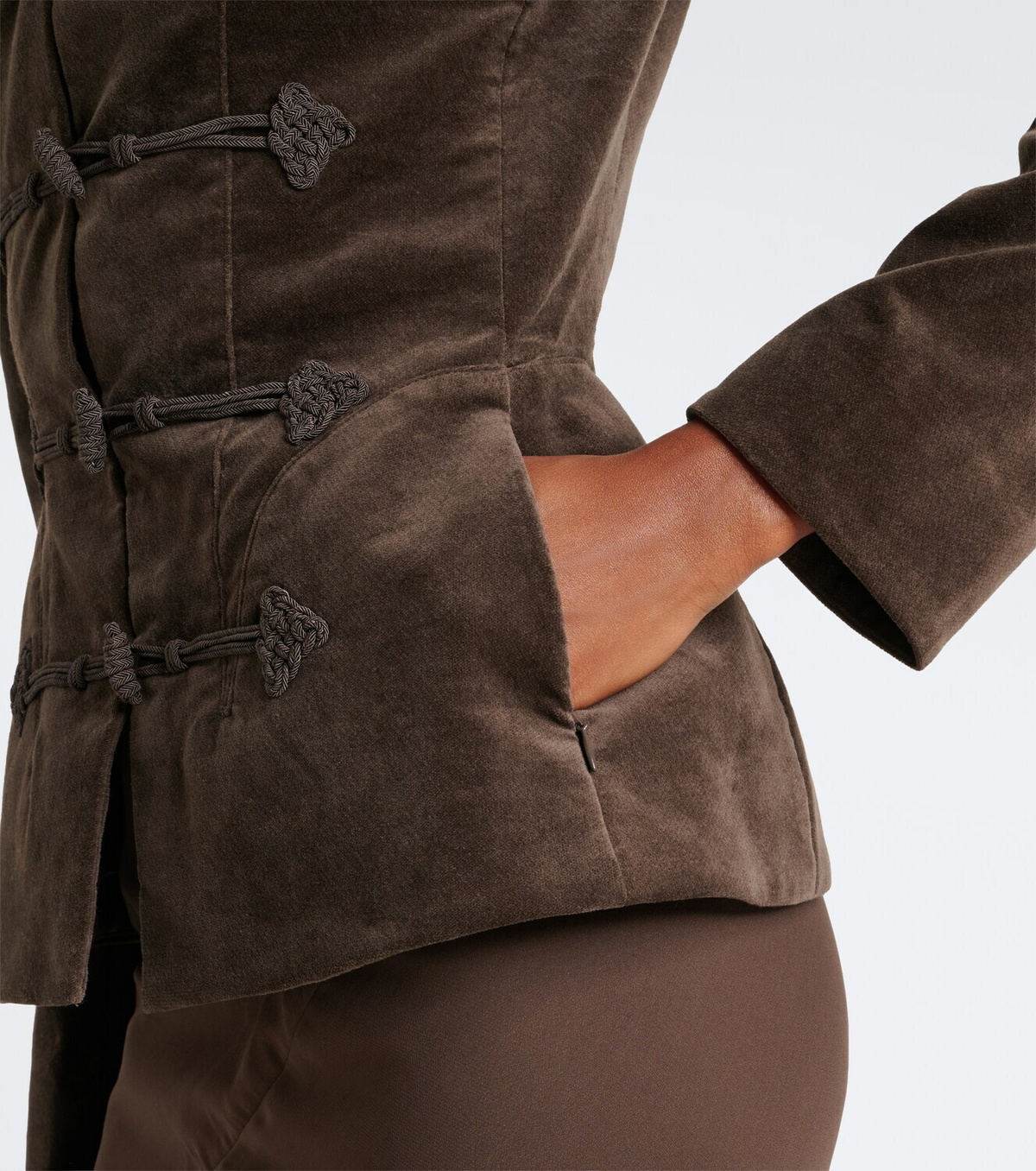 De La Vali Vega cotton velvet jacket