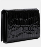 Saint Laurent - Katie Mini patent leather wallet on chain