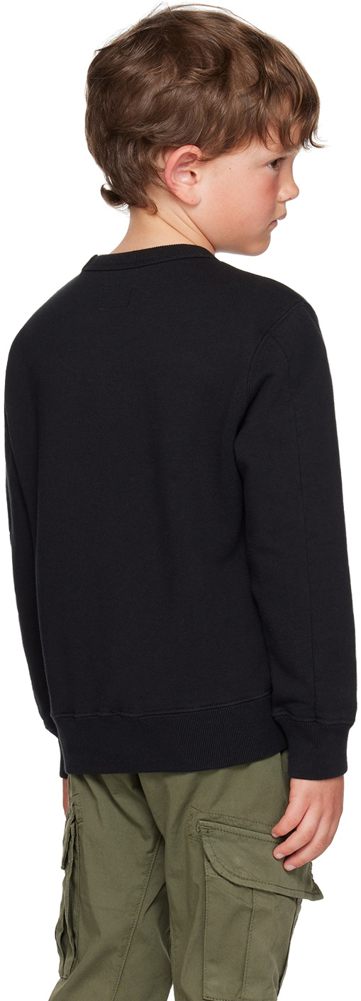 C.P. Company Kids Kids Black Basic Sweater