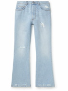 ERL - Straight-Leg Distressed Jeans - Blue