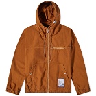 Instru(men-tal) by Mihara Men's Hooded Jacket in Brown