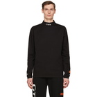 Heron Preston Black Style Mock Neck Long Sleeve T-Shirt