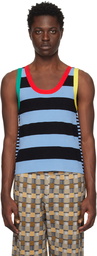 ZANKOV SSENSE Exclusive Blue & Black Vence Tank Top