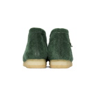 Clarks Originals Green Hairy Suede Wallabee Boots