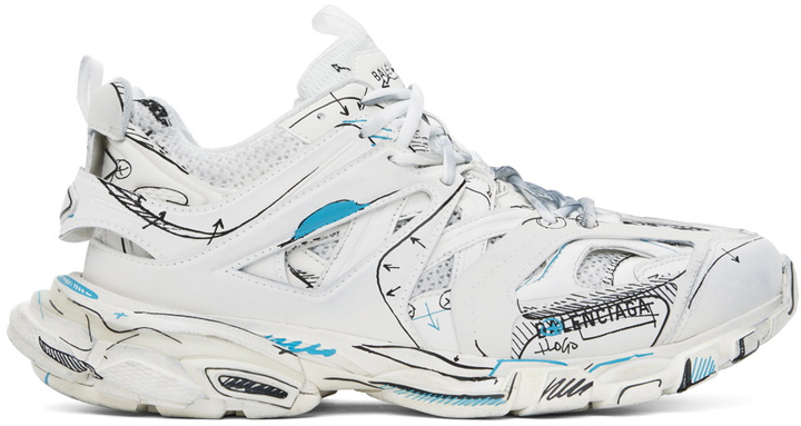 Photo: Balenciaga White Track Sneakers