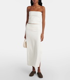 Leset Rio jersey midi skirt