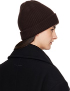 Maison Margiela Brown Cashmere Beanie