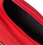 Balenciaga - Explorer Logo-Appliquéd Nylon Belt Bag - Red
