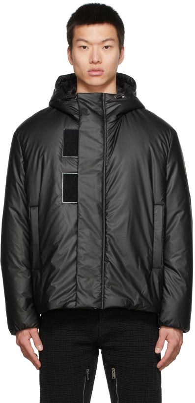 Photo: Givenchy Black Padded Windbreaker Jacket
