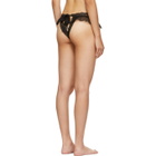 Aubade Black Open-Up String Thong
