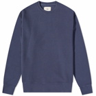 Folk Men's Boxy Sweat in Over Dyed Indigo