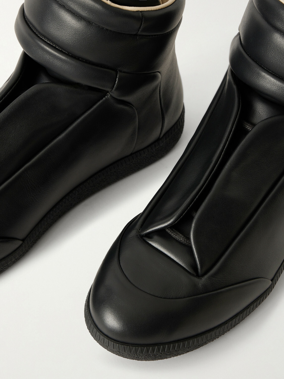 Maison Margiela - Future Leather Sneakers - Black