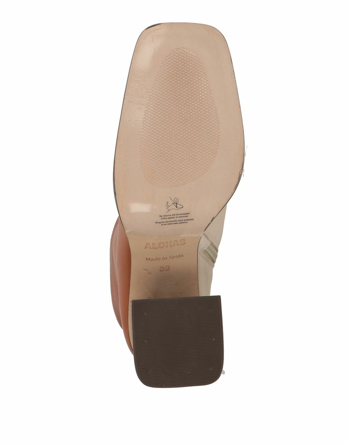 Alohas Womens Ankle boots Camel
