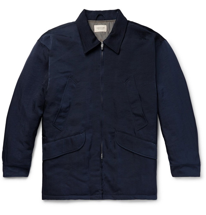 Photo: Fear of God - Oversized Nylon-Twill Field Jacket - Navy