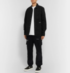 Off-White - Logo-Print Denim Overshirt - Black