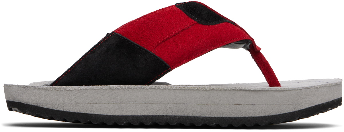 ABRA Red & Gray XXL Flip-Flops