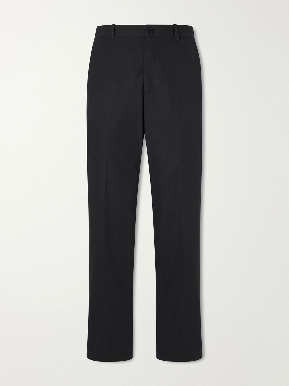 A.P.C. - Dylan Straight-Leg Cotton-Poplin Trousers - Black