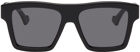 Gucci Black & Khaki Square Sunglasses