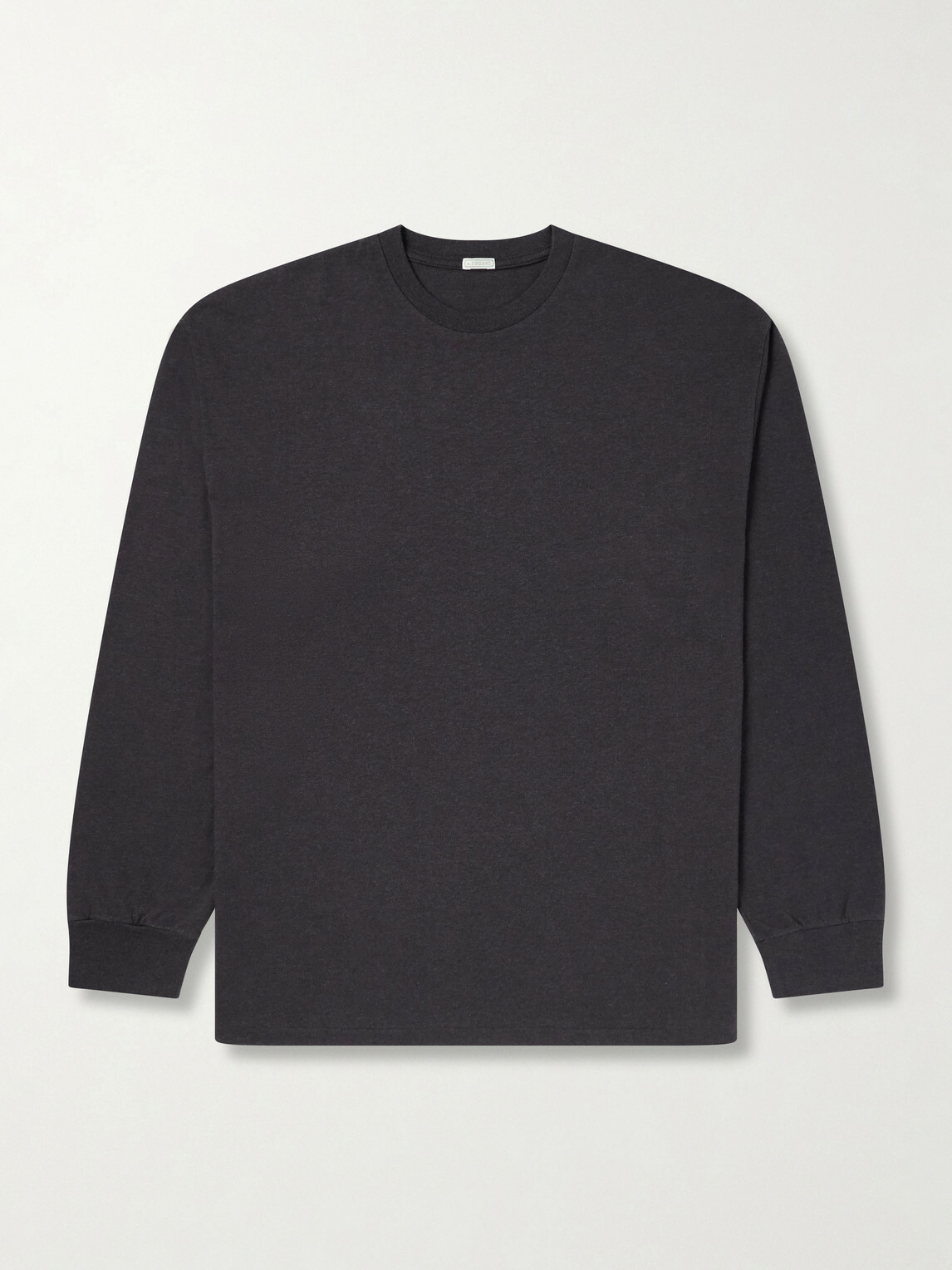 A.PRESSE - Cotton and Cashmere-Blend T-Shirt - Gray
