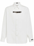 VERSACE - Informal Heavy Cotton Poplin Shirt
