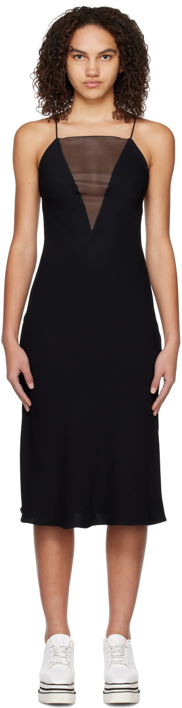 Stella McCartney Black Paneled Minidress Stella McCartney