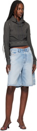 Diesel Blue De-Sire-Short Denim Shorts